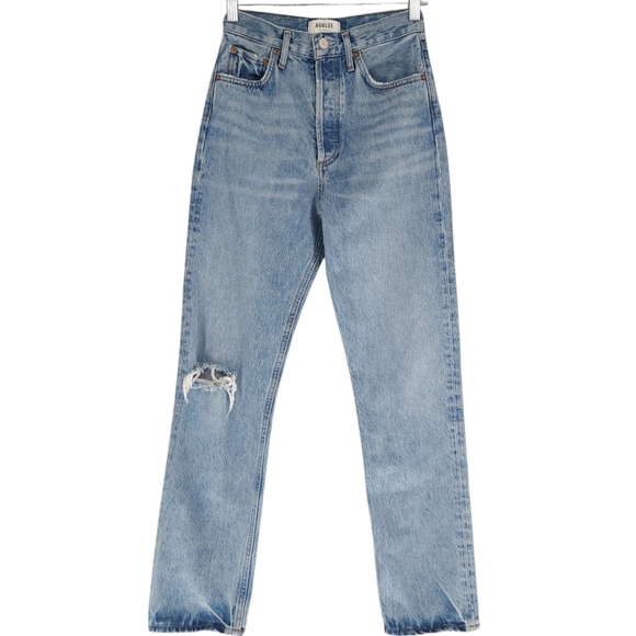 Agolde 90's Pinch Waist Jeans in Abstract - Picture 3 of 10